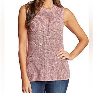 Ella Moss sleeveless knit multicolored women’s sweater vest top size XL